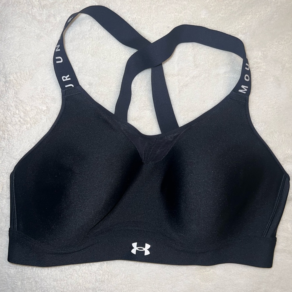 Under Armour Women's Black Crossback Sports Bra